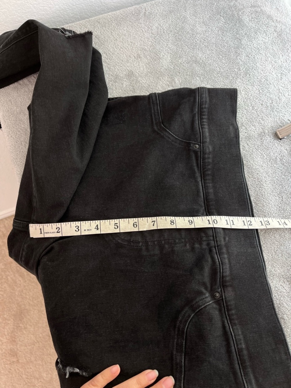 Spanx Distressed Skinny Jeans‎ Pull On Women’s 1X Black Stretch 20213P - Picture 9 of 10